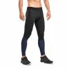 2XU Men's Accelerate Compression Tight with Storage - 2019 -Run Men's Gear MA5371bblackmaratimeblue 65633.1533232505