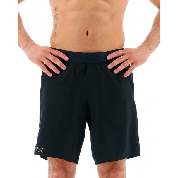 TYR Men's Solid Unbroken Lined 9" Short - 2023 3 TYR Men's Solid Unbroken Lined 9" Short - 2023