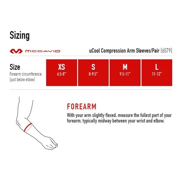 McDavid uCool Compression Arm Sleeves - 2020 4 McDavid uCool Compression Arm Sleeves - 2020 - Image 2